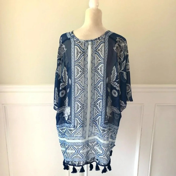 Show Me Your Mumu Printed Tunic Top XS - Picture 4 of 6